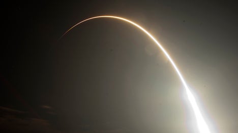 The world's first commercial supply ship is closed up and ready for a Thursday flight back to Earth from the International Space Station.